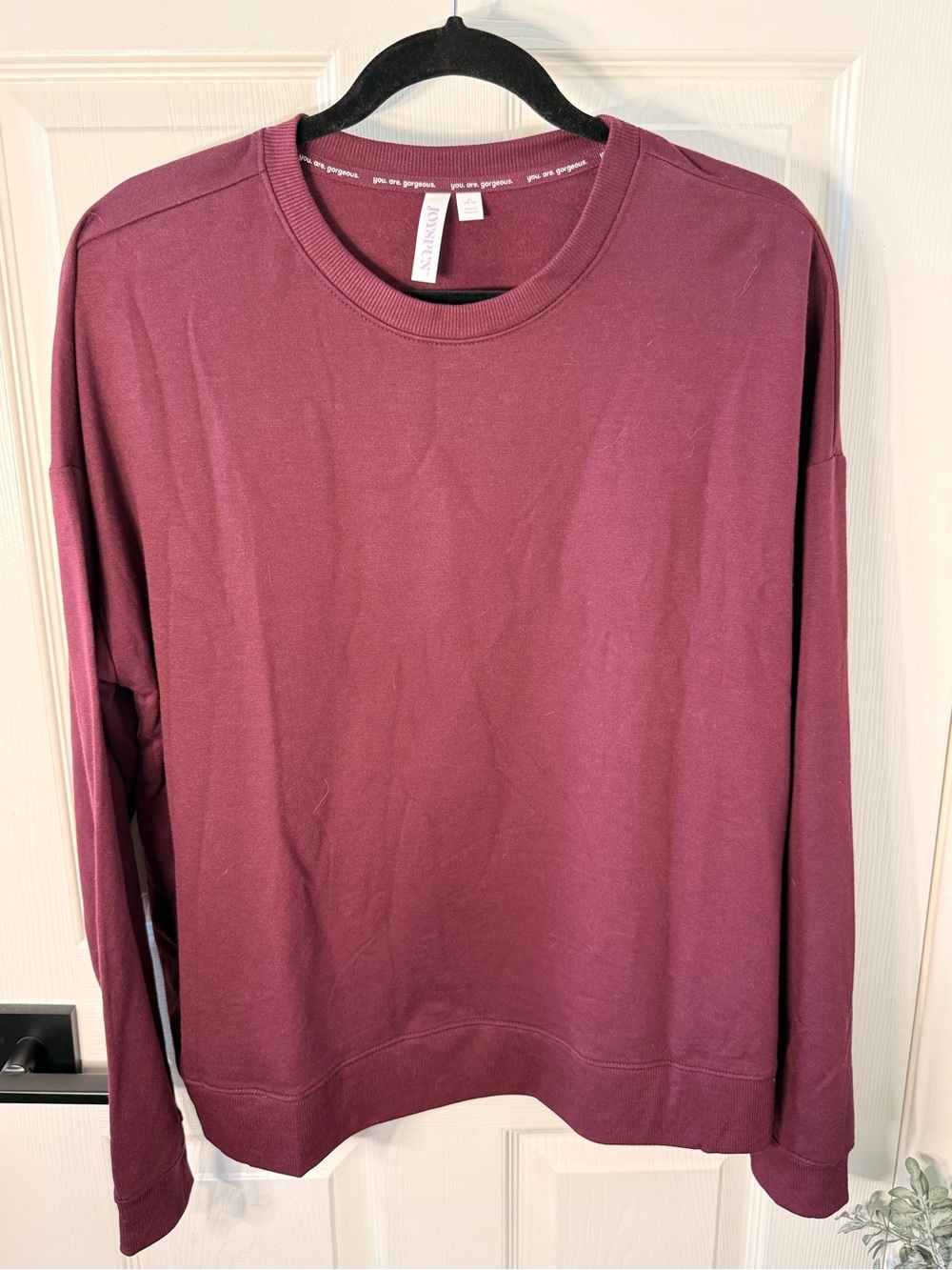 Women's Crewneck Sweatshirt in Burgundy